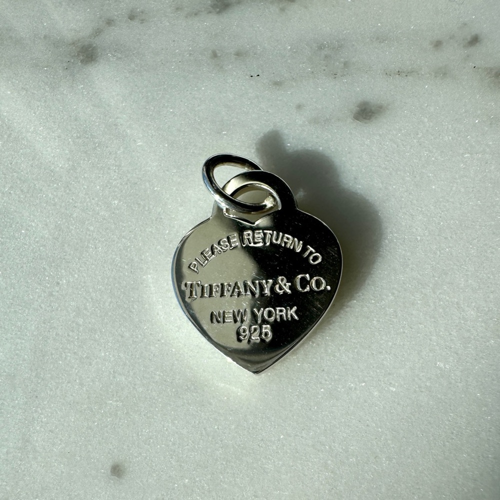 Tiffany & Co. Silver Heart Tag Pendant